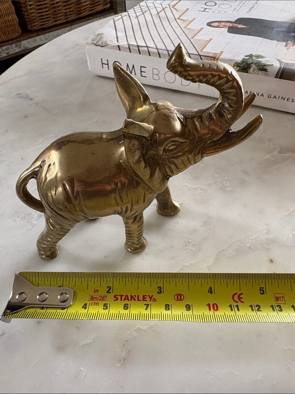 Vintage Brass Elephant Figurine good luck